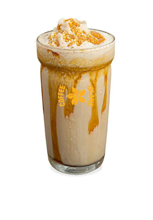 Caramel Toffee Milkshake 16oz - Iced | Coffee Island :: Cyprus